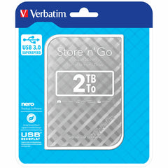 External Hard Drive Verbatim STORE 'N' GO 2 TB SSD 2 TB HDD