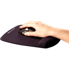 Mat with Wrist Rest Fellowes Black