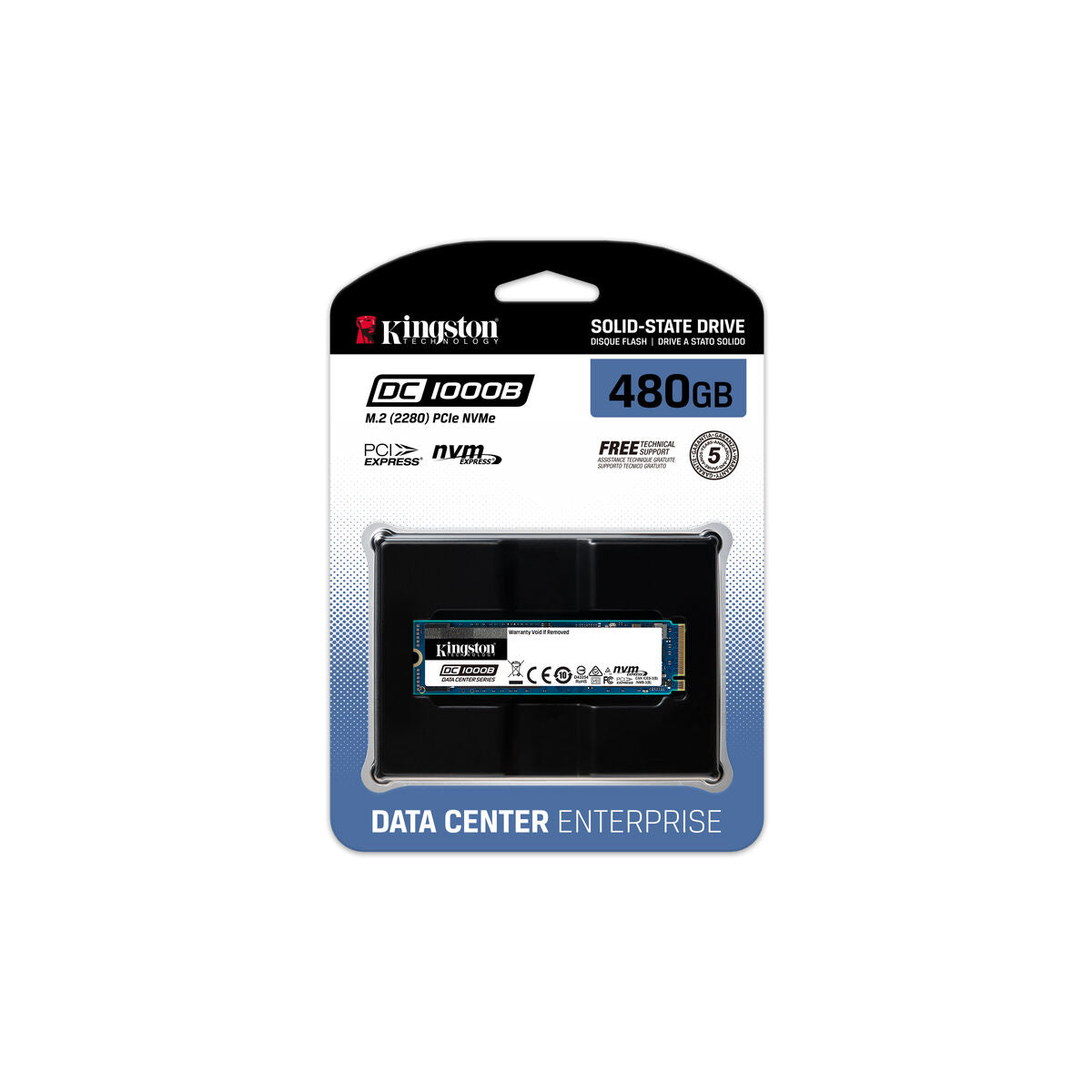 Hard Drive Kingston DC1000B 480 GB SSD