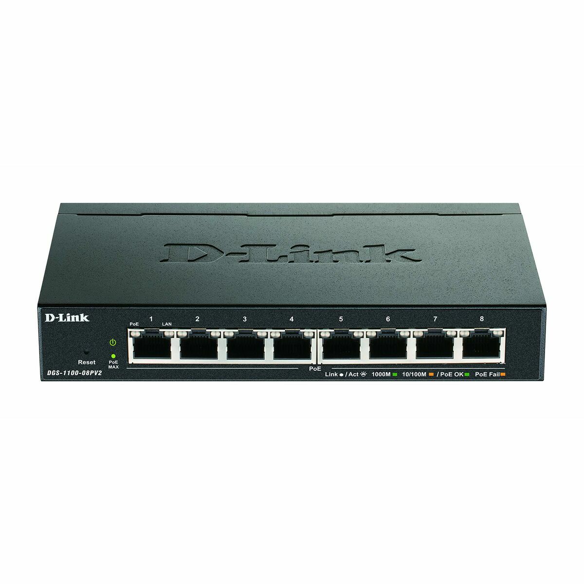 Switch D-Link DGS-1100-08PV2/E Black