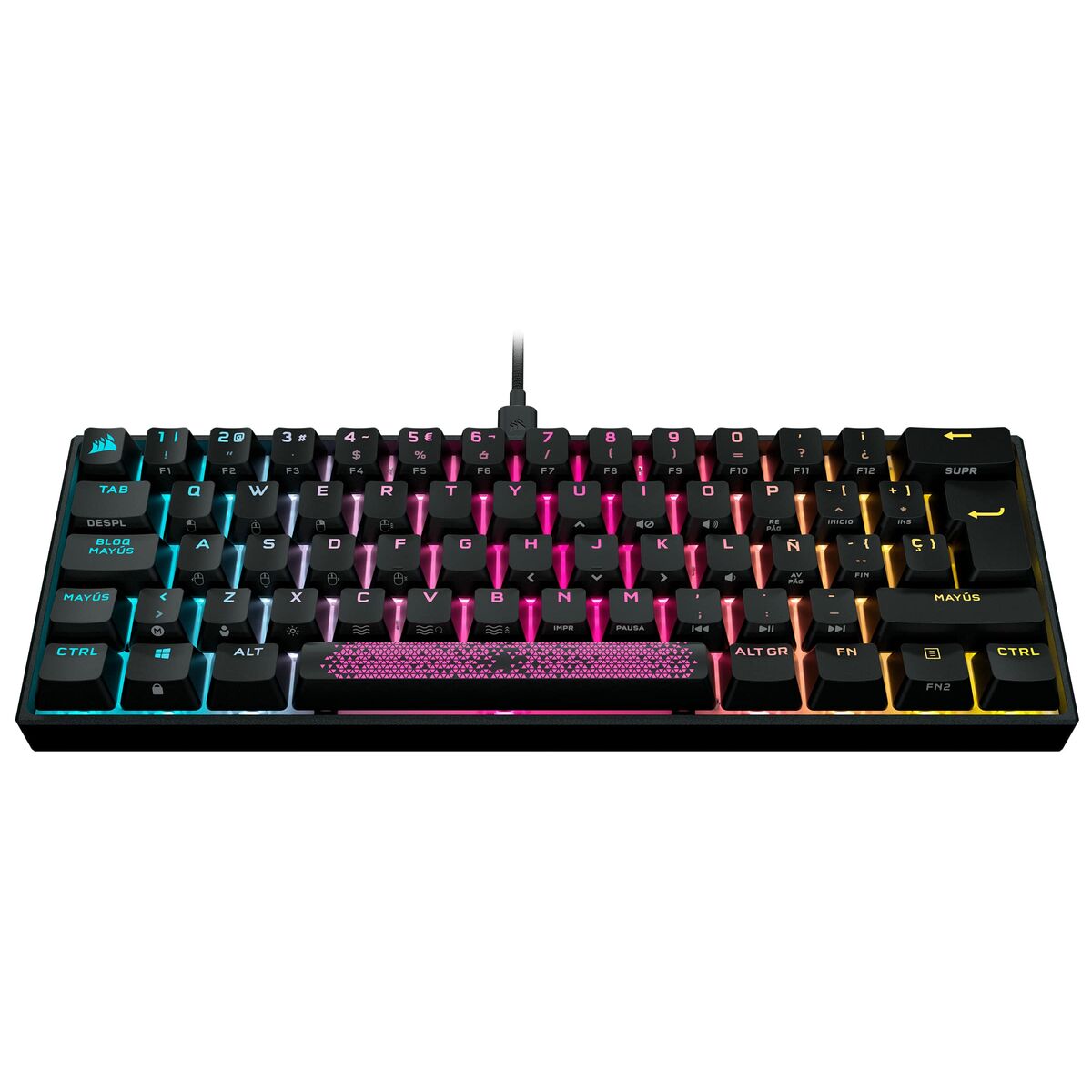 Gaming Keyboard Corsair K65 Spanish Qwerty