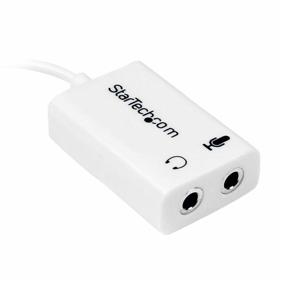 Audio Jack Adapter Startech MUYHSMFFADW          White 0,15 m