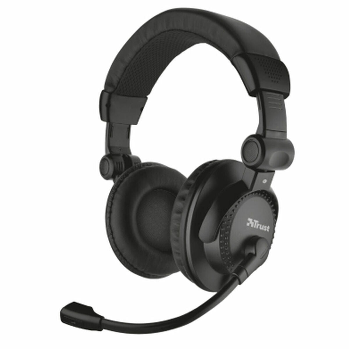 Headphones with Microphone Trust 21658                Black