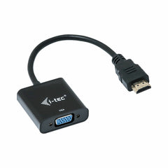 HDMI to VGA Adapter i-Tec HDMI2VGAADA Black 15 cm