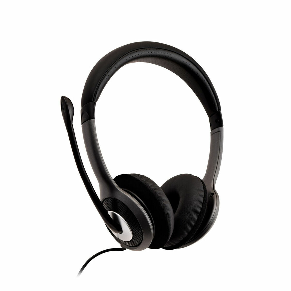 Headphones with Microphone V7 HU521 Black Silver