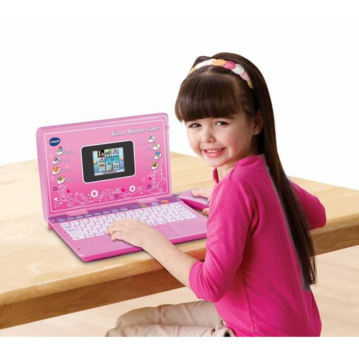 Toy computer Vtech Genio Master Color ES-EN 18 x 27 x 4 cm Pink