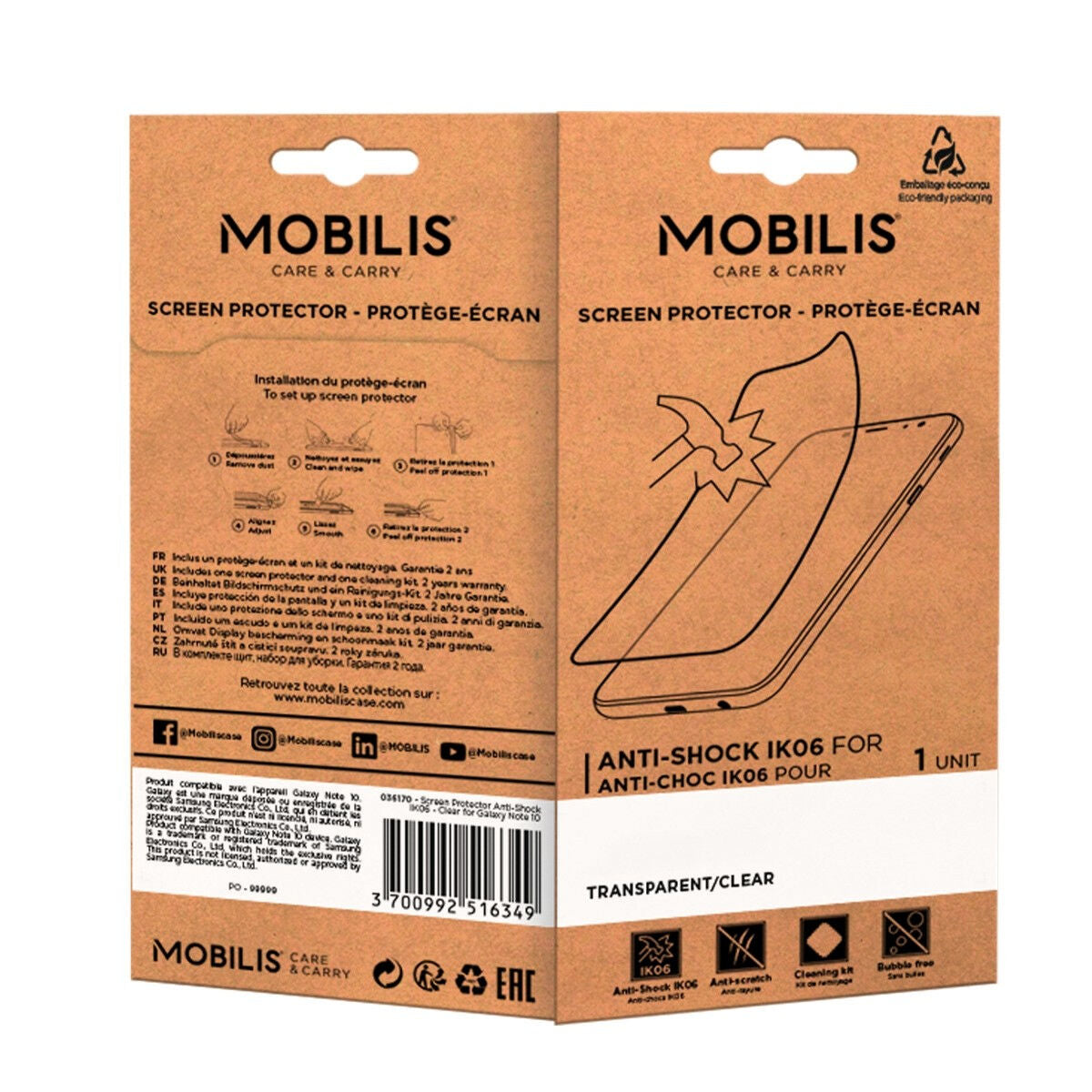 Mobile Screen Protector Mobilis 036207 5" TC21/26