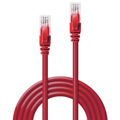 UTP Category 6 Rigid Network Cable LINDY 48031 Red 50 cm 1 Unit