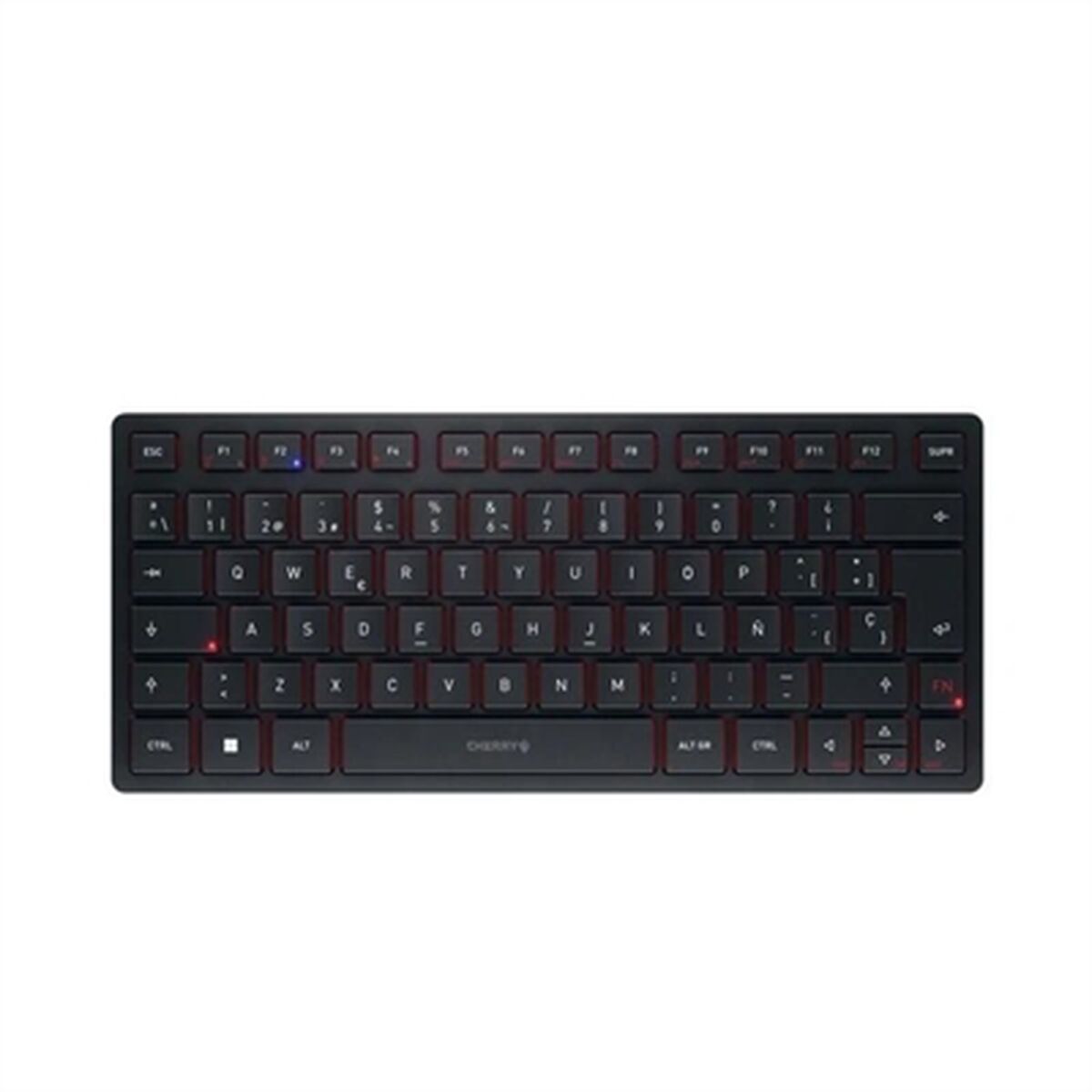 Keyboard Cherry KW 9200 MINI Black AZERTY