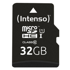 Micro SD Memory Card with Adaptor INTENSO 34234 UHS-I Premium Black