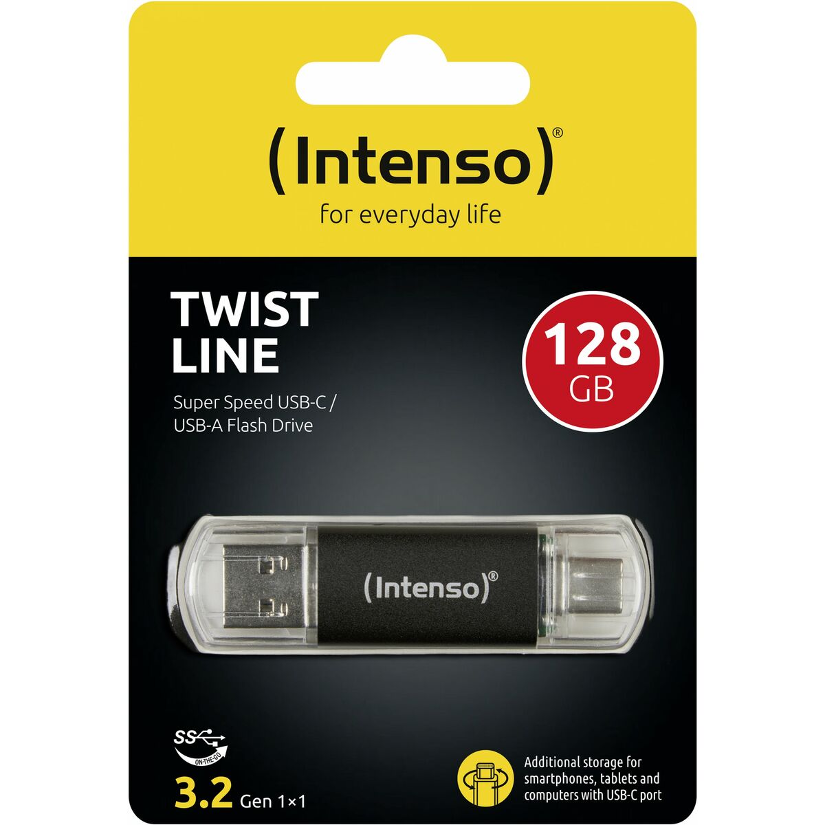 USB stick INTENSO 3539491 Anthracite 128 GB