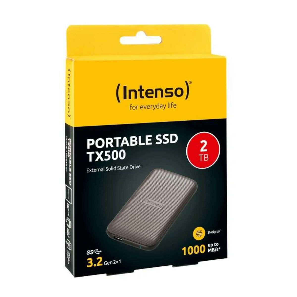 External Hard Drive INTENSO 2 TB SSD 2,5" 2 TB