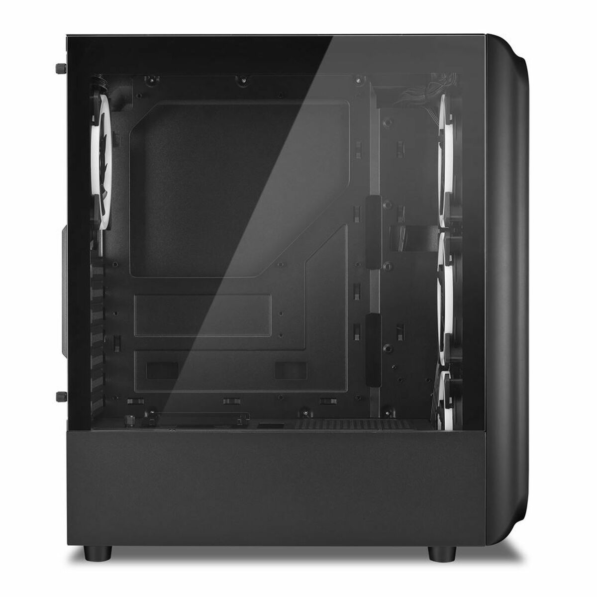 ATX Semi-tower Box Sharkoon TK5M RGB ATX Black