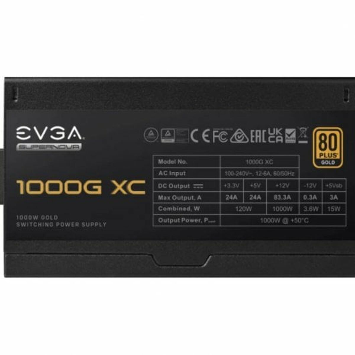 Power supply Evga SuperNOVA 1000G XC 1000 W 80 Plus Gold