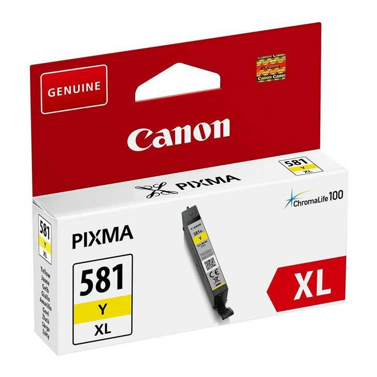 Compatible Ink Cartridge Canon CLI-581Y XL XL Yellow