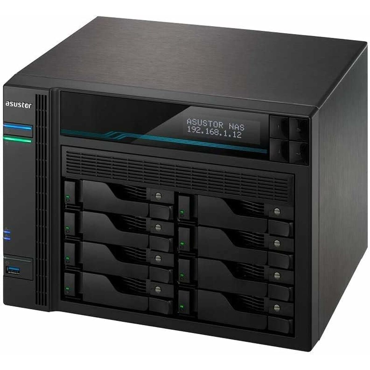 NAS Network Storage Asustor AS6508T Black Intel Atom C3538