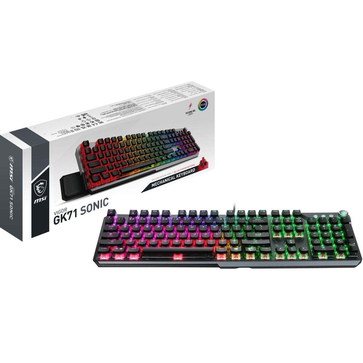 Gaming Keyboard MSI Vigor GK71 Spanish Qwerty