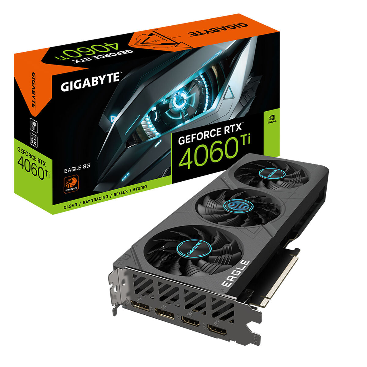 Graphics card Gigabyte GV-N406TEAGLE-8GD Geforce RTX 4060 Ti GDDR6