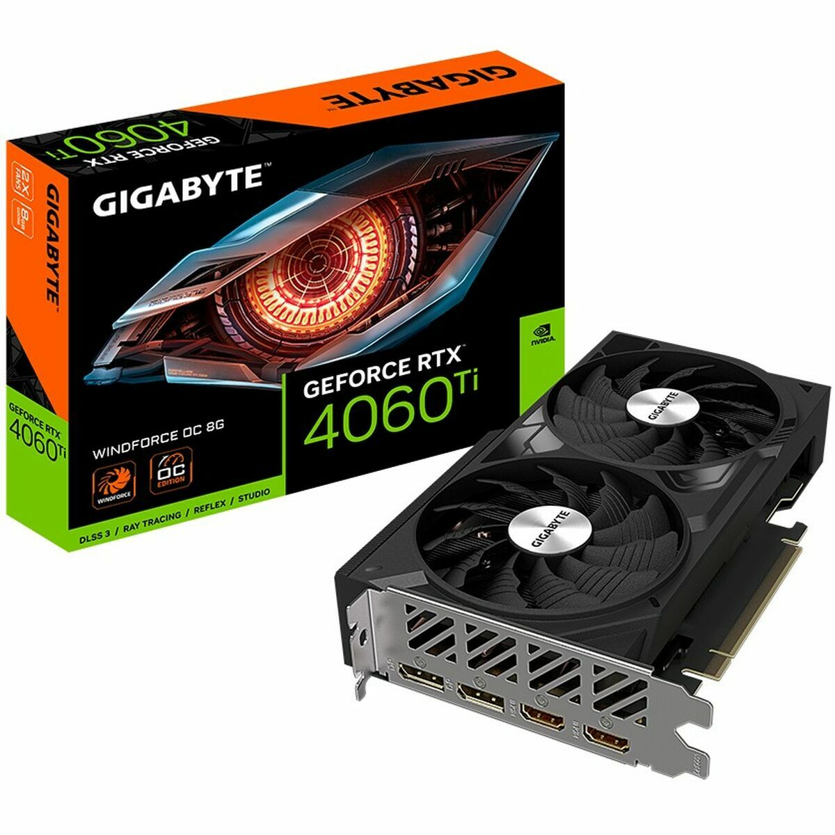 Graphics card Gigabyte GeForce RTX 4060 Ti WINDFORCE OC 8 GB GDDR6