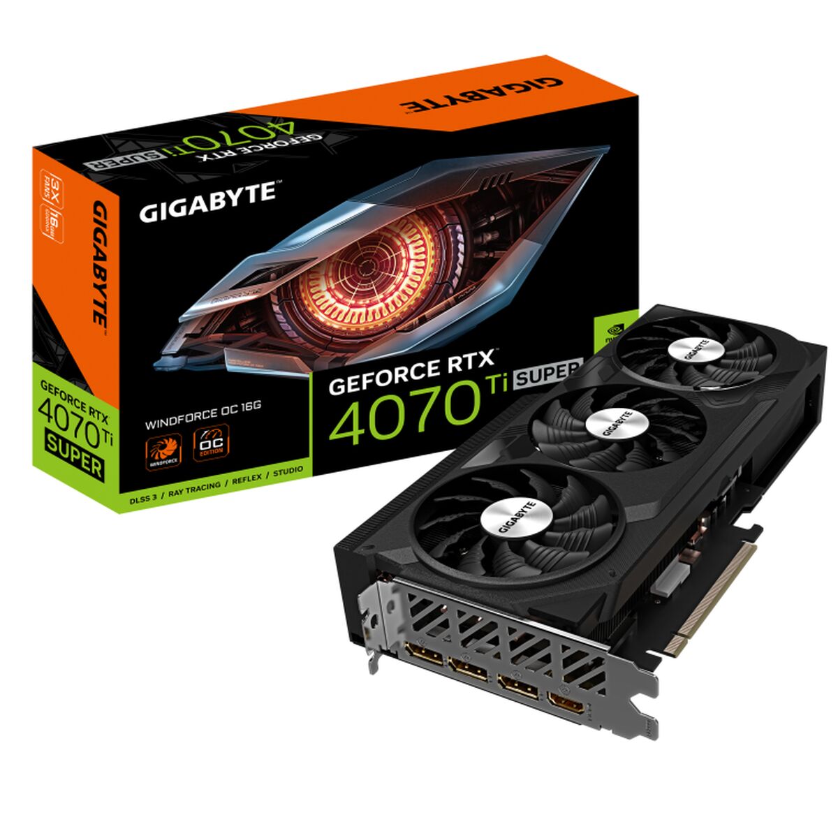 Graphics card Gigabyte GEFORCE RTX 4070 16 GB GDDR6