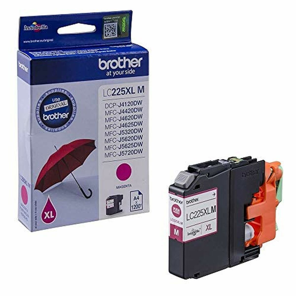 Compatible Ink Cartridge Brother LC225XLMBP Magenta