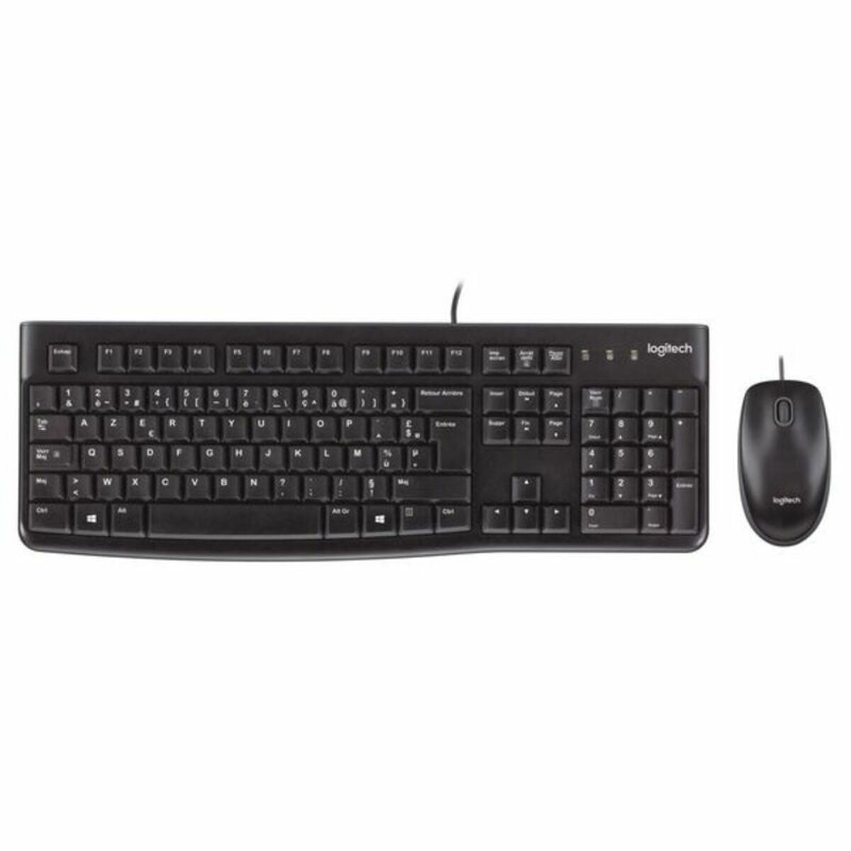 Keyboard and Optical Mouse Logitech 920-002562 Black English QWERTY