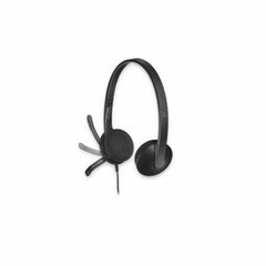 Headphones with Microphone Logitech 981-000475           USB 1,8 m Black