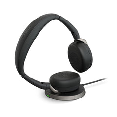 Bluetooth Headset with Microphone Jabra Evolve2 65 Flex Black