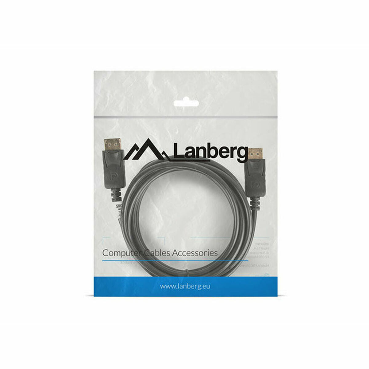 DisplayPort Cable Lanberg CA-DPDP-10CC-0030-BK Black 3 m