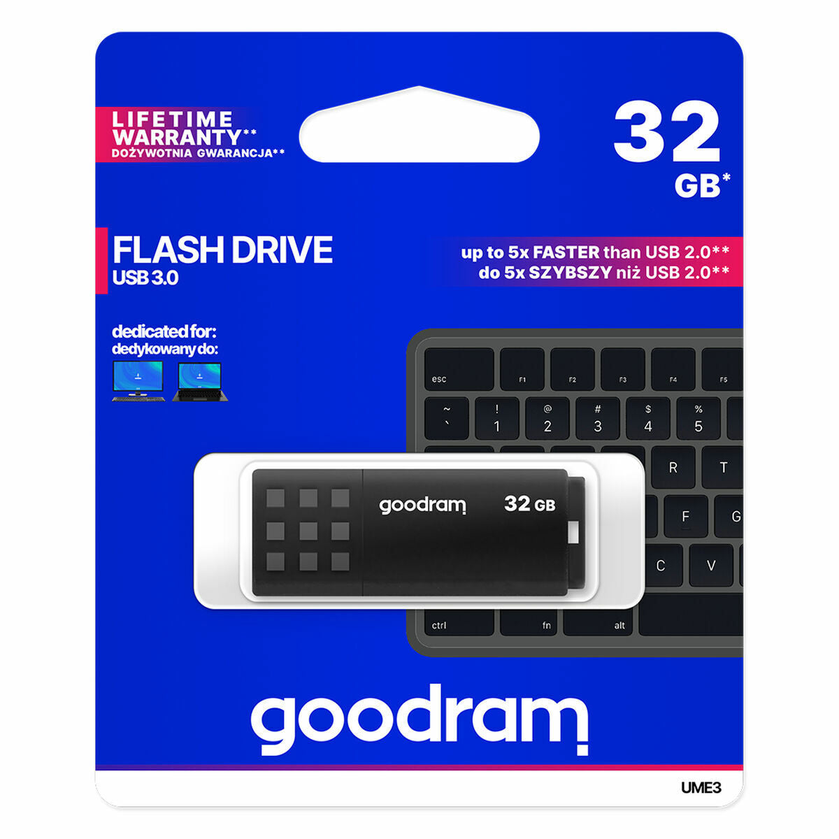 USB stick GoodRam UME3 Black 32 GB