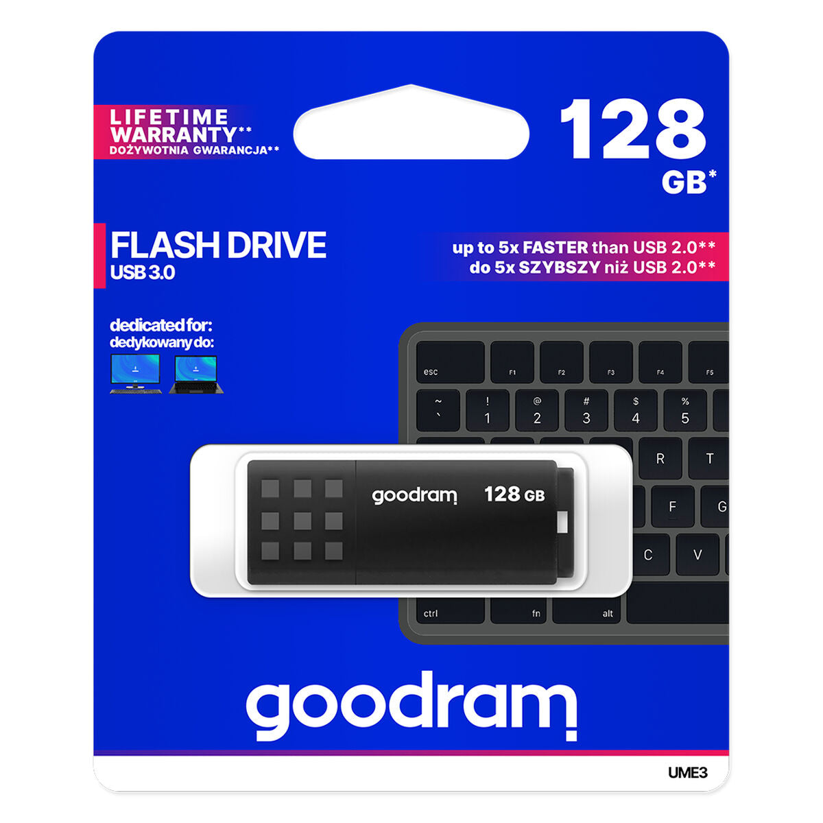 USB stick GoodRam UME3 Black 128 GB