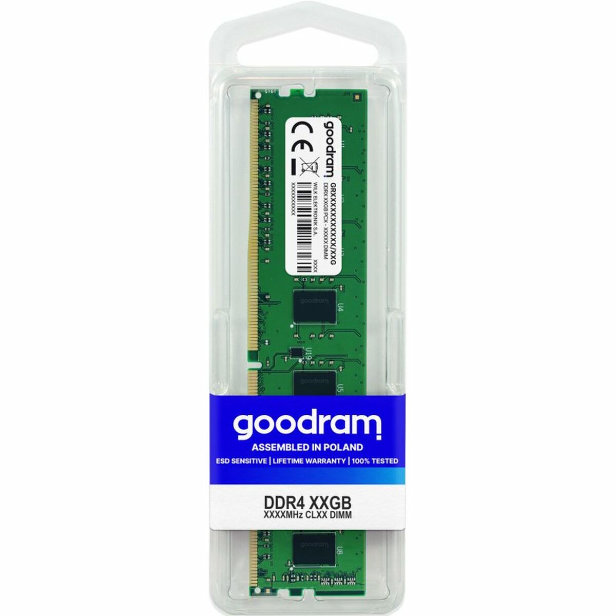 RAM Memory GoodRam CL22 DIMM 16 GB DDR4 3200 MHZ DDR4 16 GB