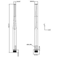 Wifi Antenna Extreme Networks ML-2452-HPA6-01