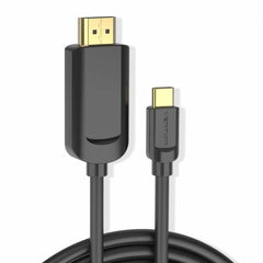 USB-C to HDMI Cable Vention CGUBG Black 1,5 m