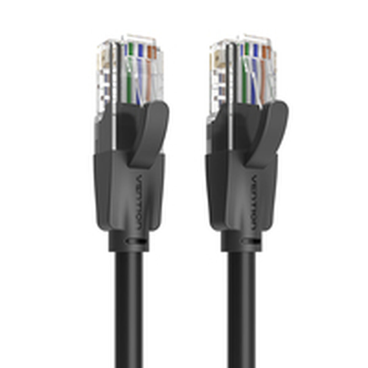 UTP Category 6 Rigid Network Cable Vention IBEBL Black 10 m