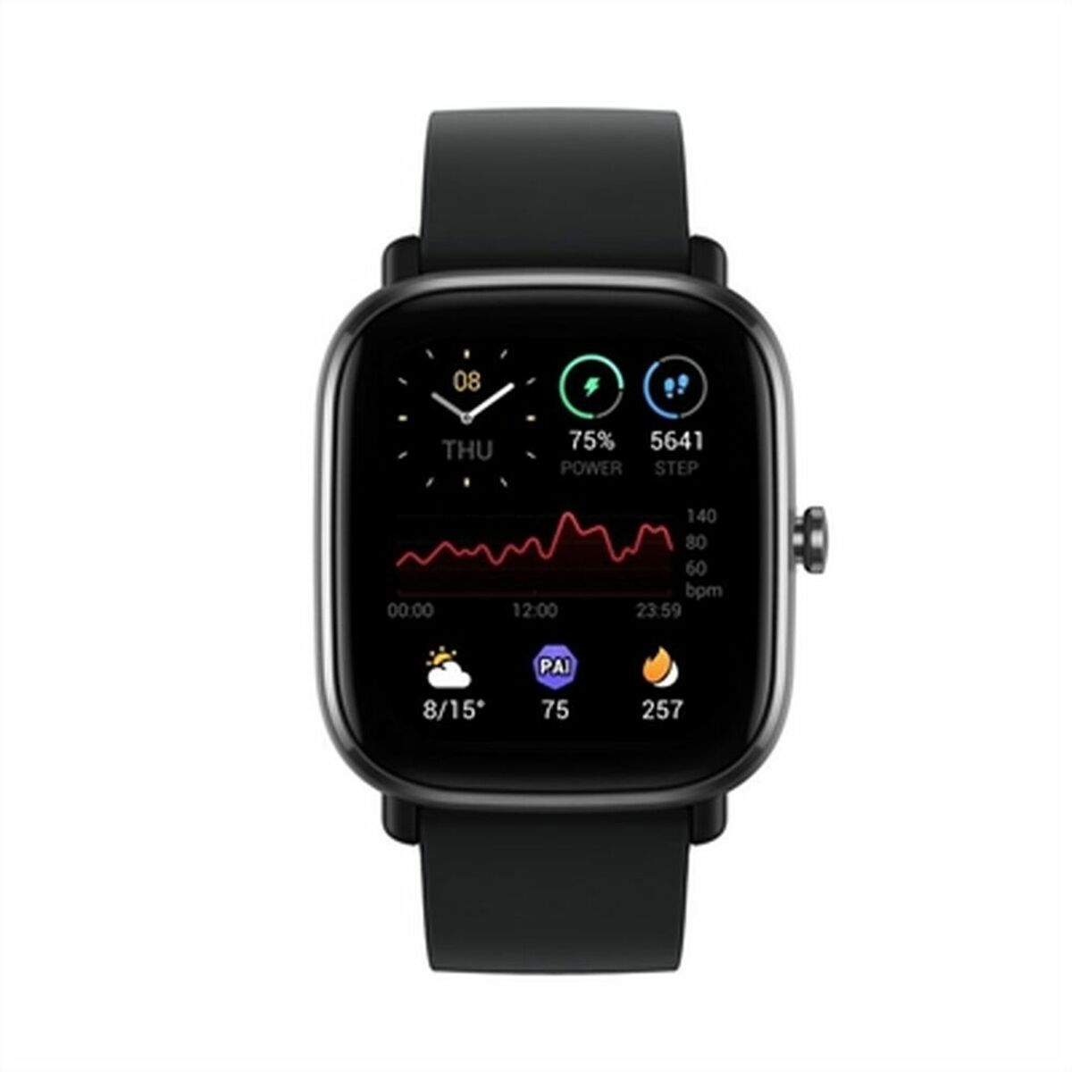 Smartwatch Amazfit GTS 2 mini 1,55" Black 40 mm AMOLED 5 atm 220 mAh