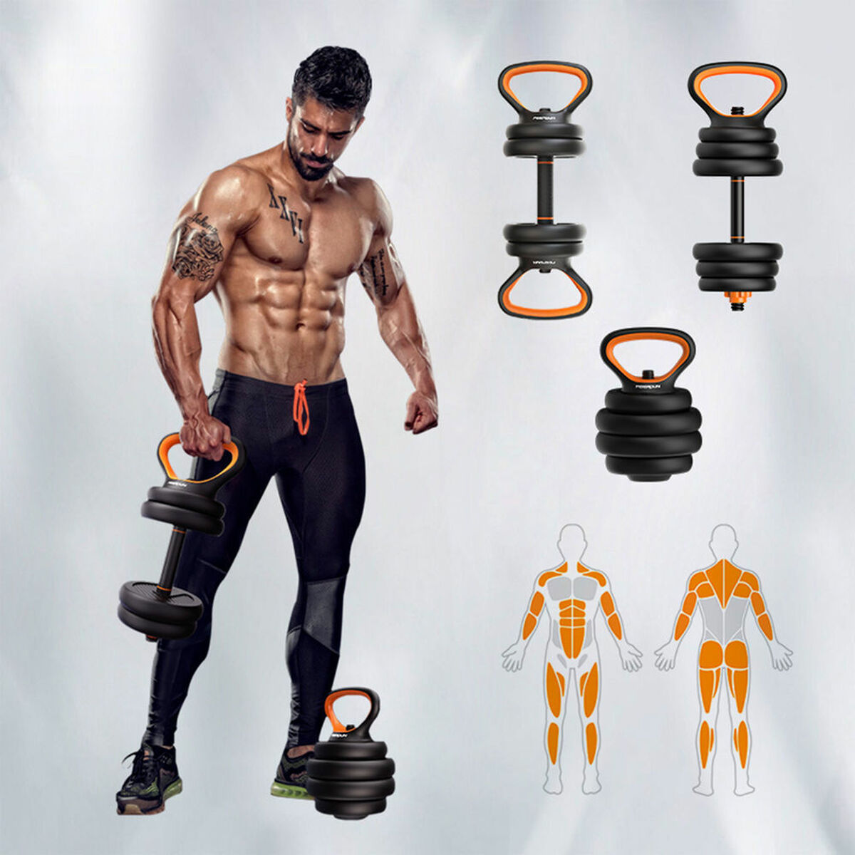 Kettlebell and Dumbbell Kit Xiaomi 10 Kg 10 kg