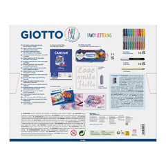 Drawing Set Giotto Art Lab Fancy Lettering 45 Pieces Multicolour