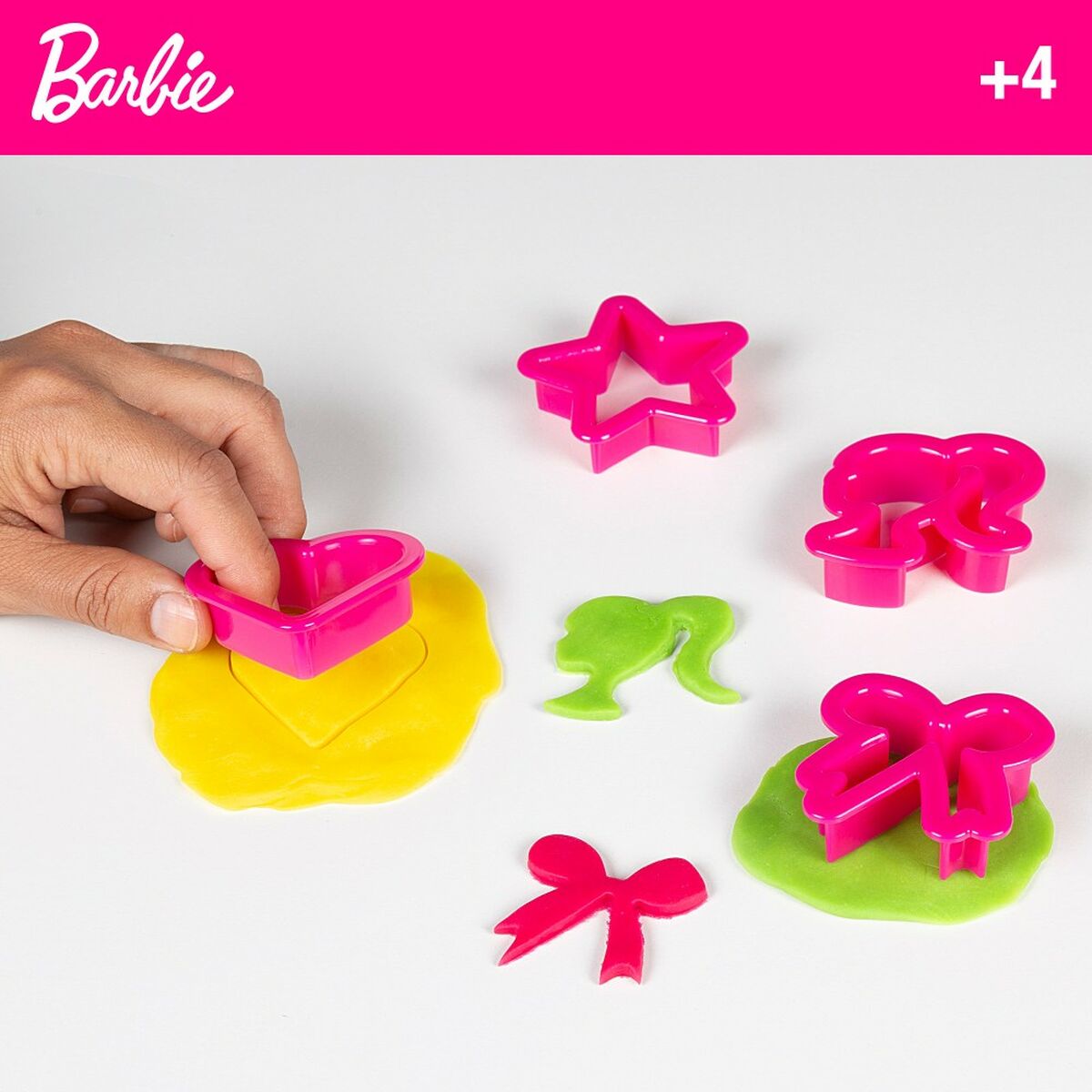 Creative Modelling Clay Game Barbie Fashion Bag 8 Pieces 300 g