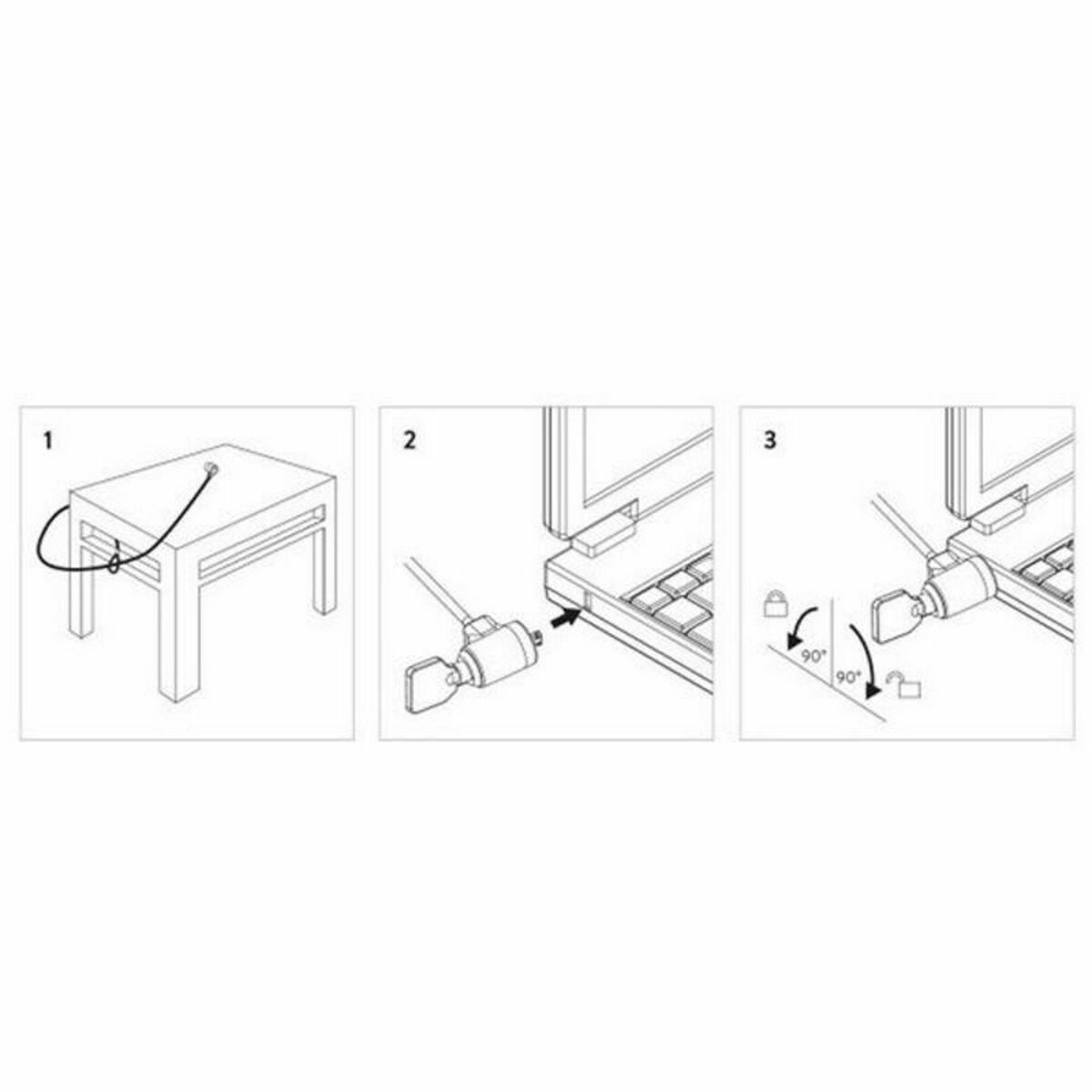 Security Cable Ewent EW1242 1,5 m 1,5 m