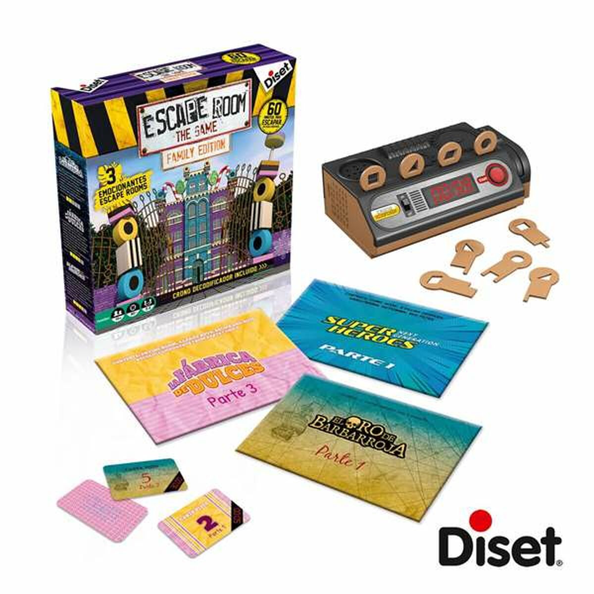 Board game Diset Escape Room Family Edition ES