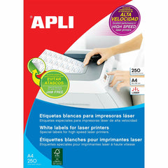 Adhesive labels Apli 105 x 37mm White 105 x 37 mm