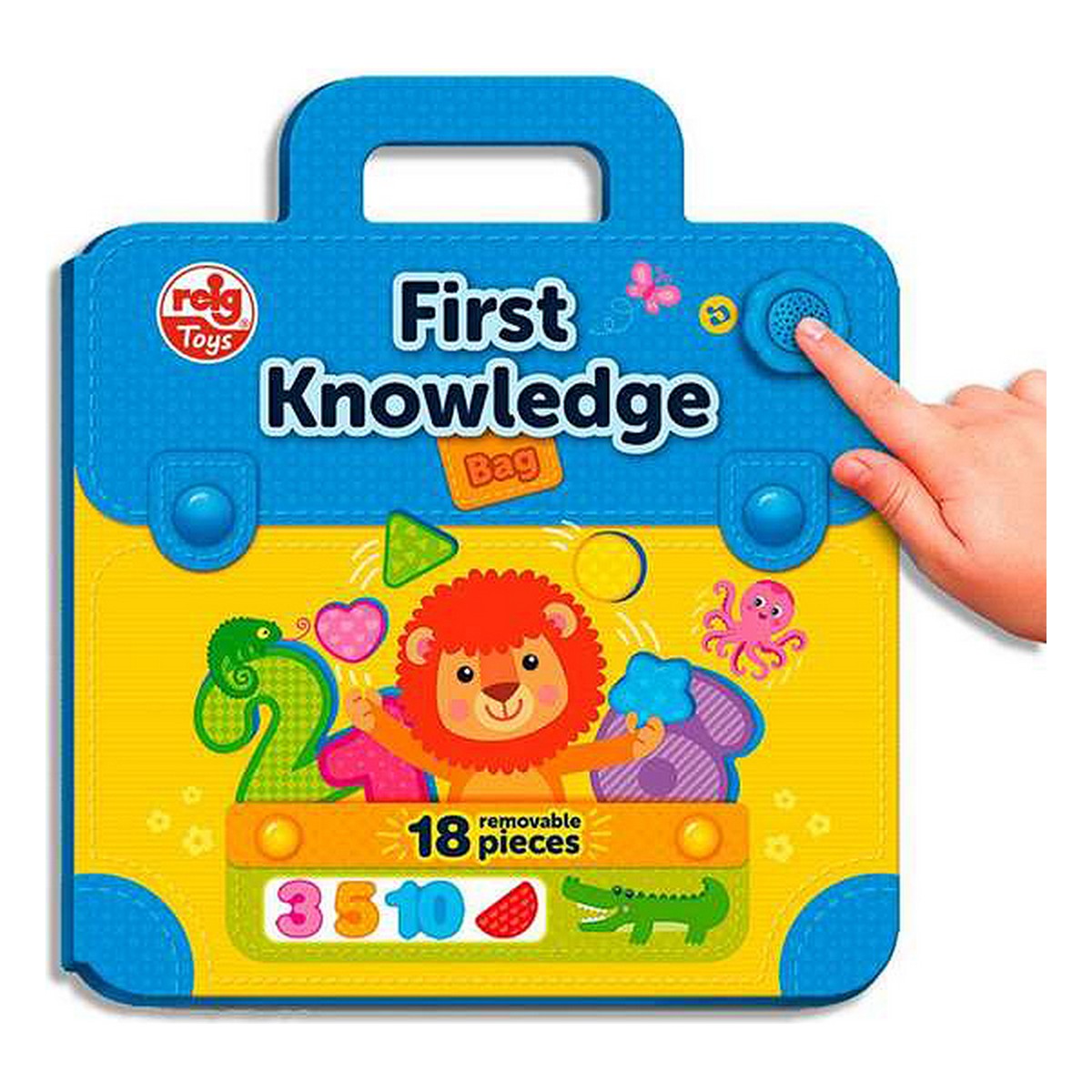 Educational game Reig Bag Numbers 18 Pieces Alphabet