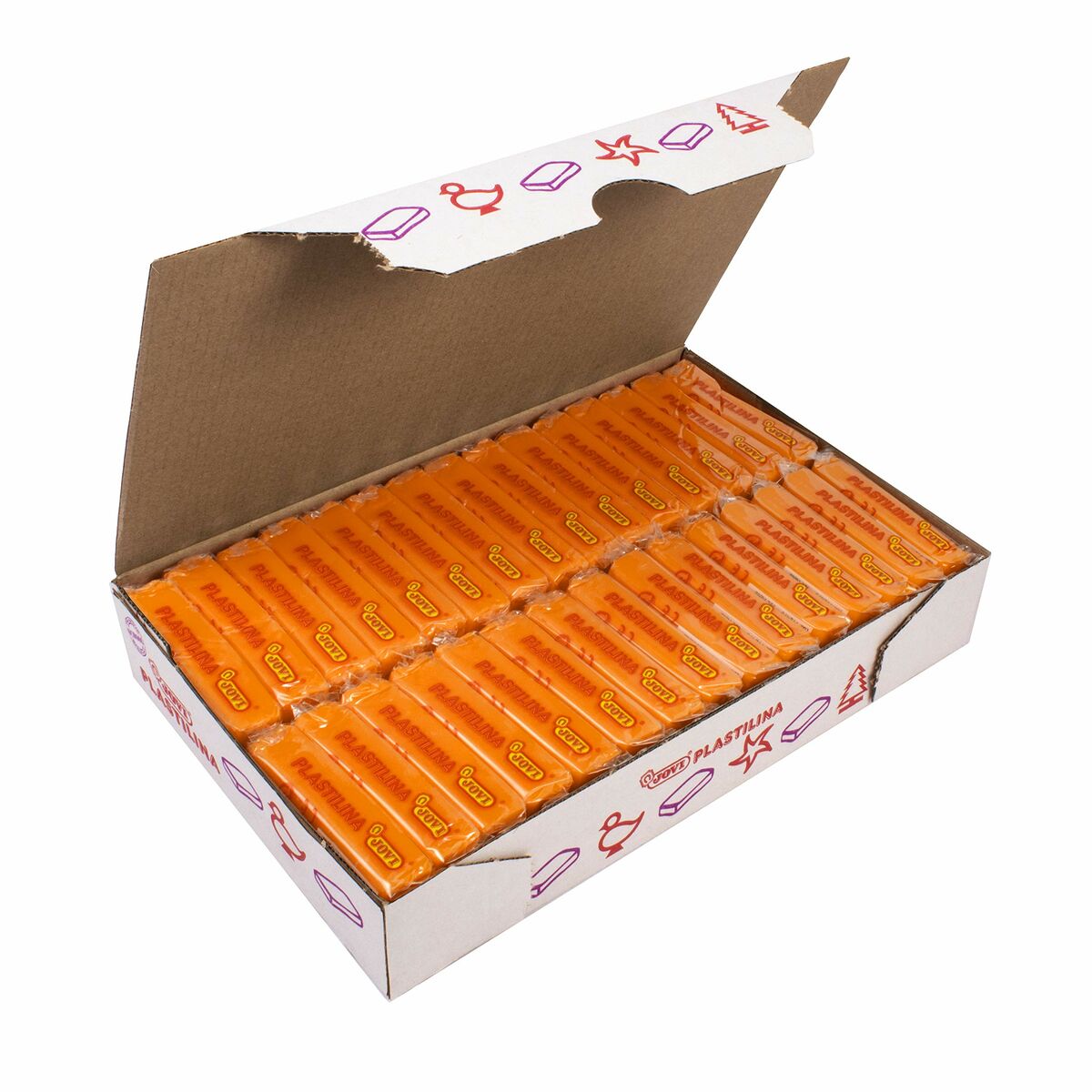 Modelling clay Jovi Orange 50 g (30 Pieces)