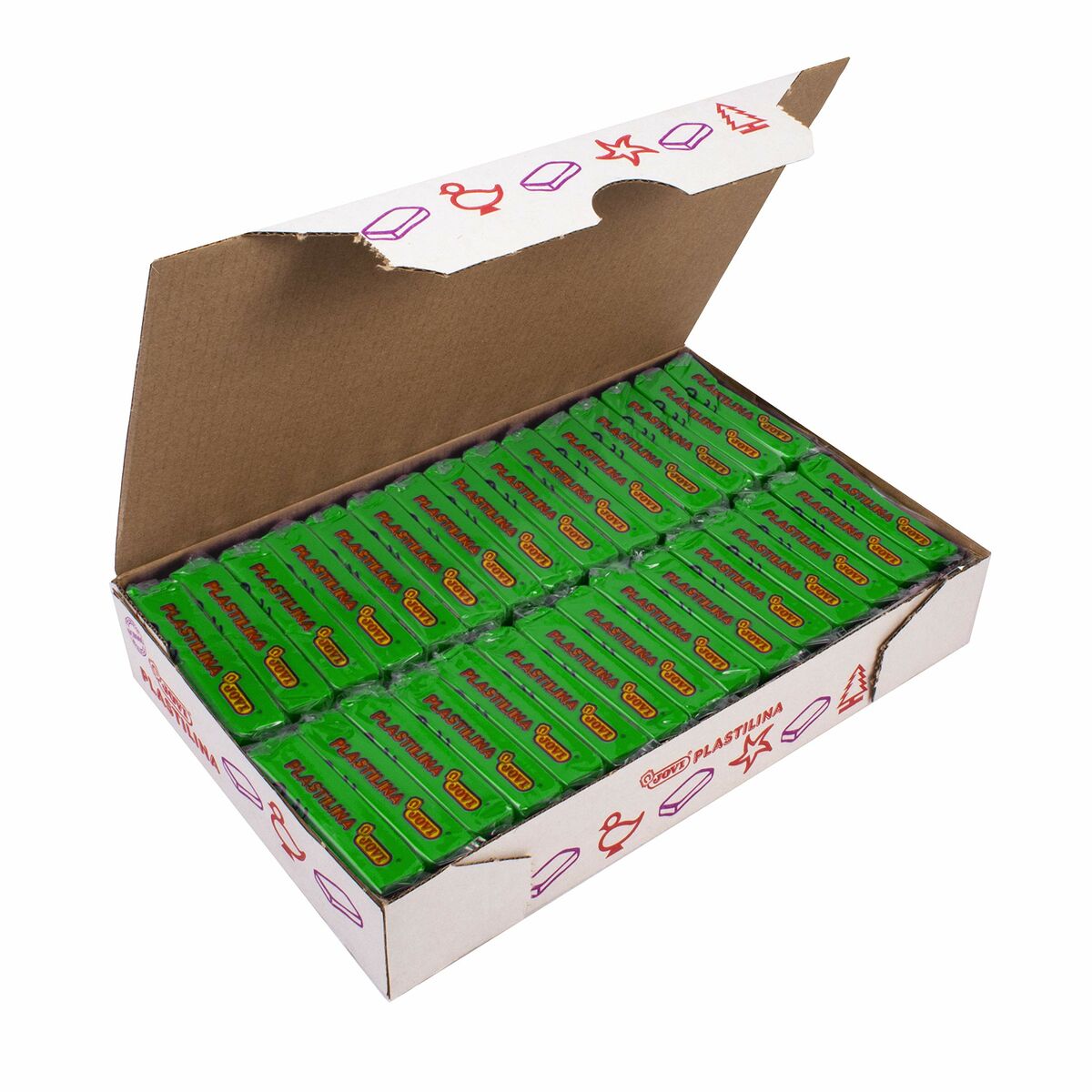 Modelling clay Jovi Light Green 50 g (30 Pieces)