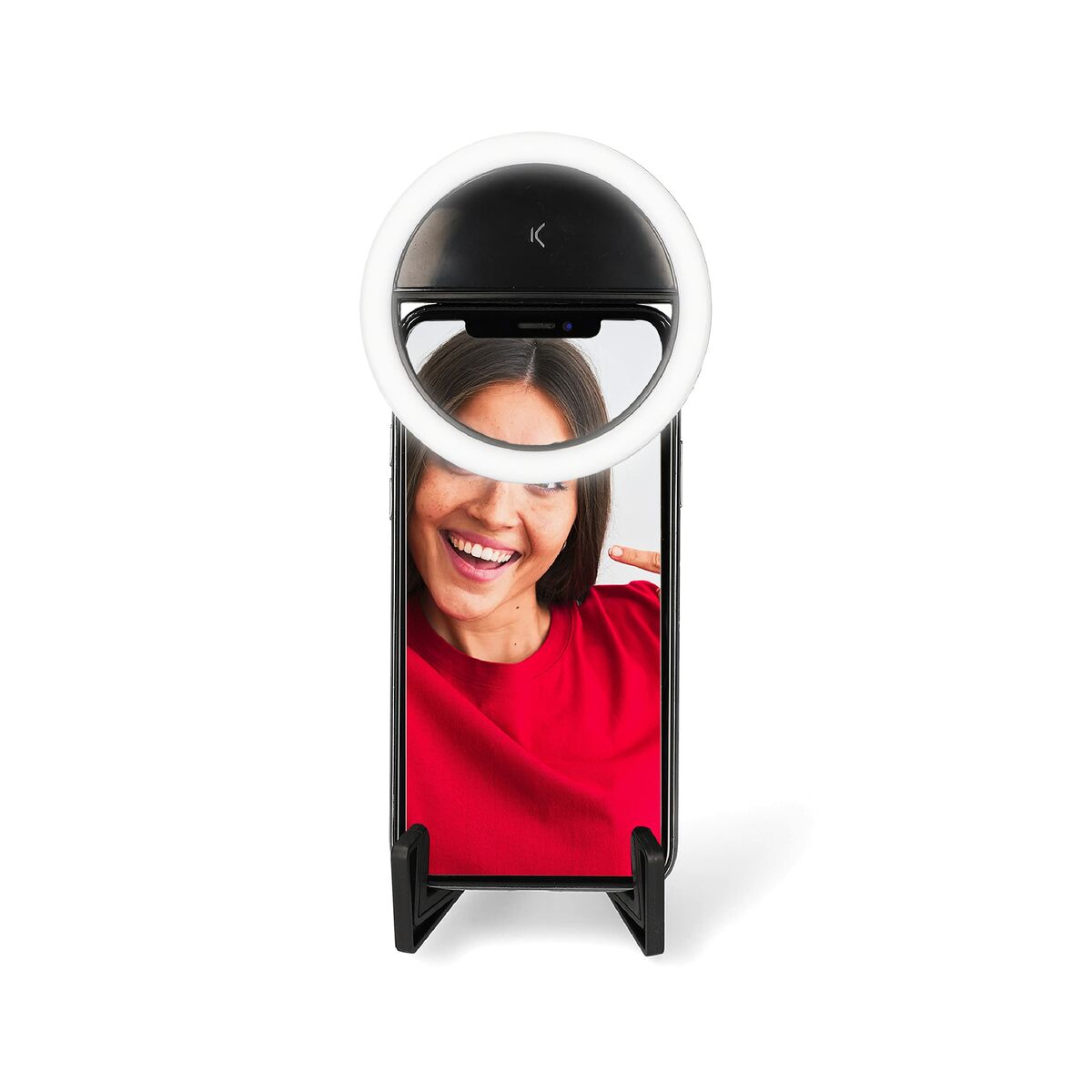 Rechargeable Selfie Ring Light KSIX TP-8427542116006_BXYOUTBMINI_Vendor 3W