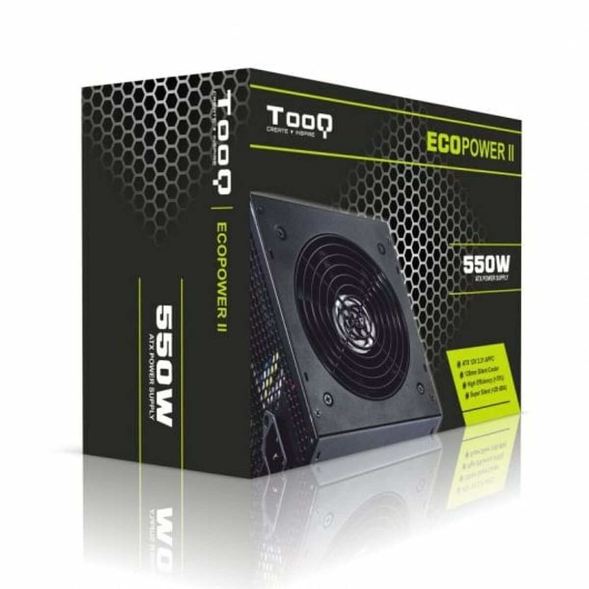 Power supply TooQ Ecopower II 550 W ATX RoHS