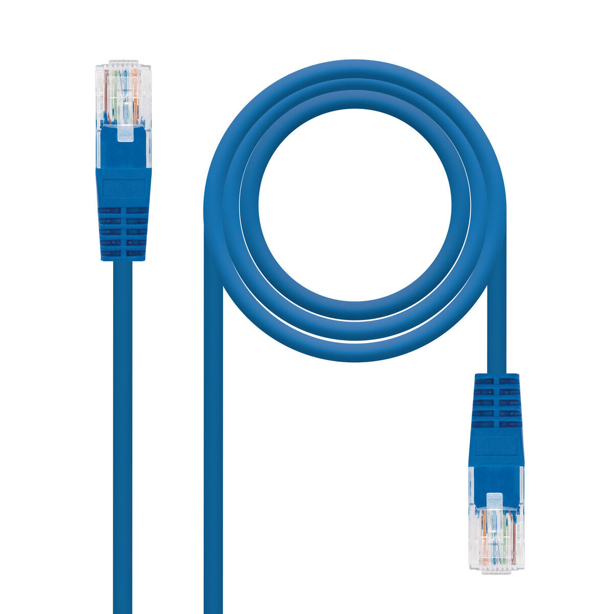 CAT 5e UTP Cable NANOCABLE CABLE RED LATIGUILLO RJ45 CAT.5E UTP AWG24, AZUL, 2.0 M 2 m