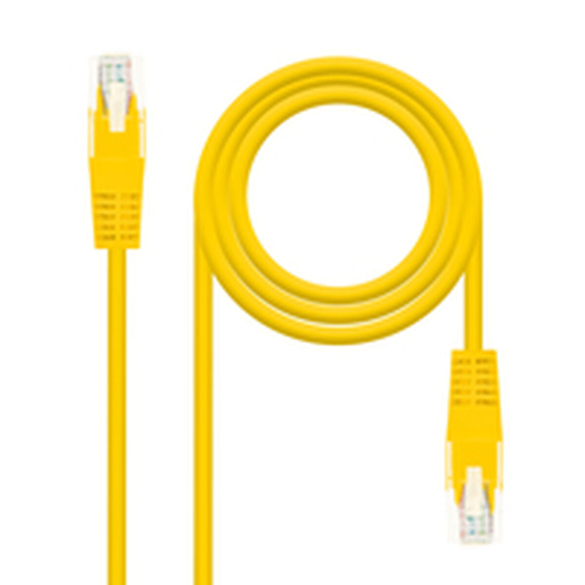 CAT 6 UTP Cable NANOCABLE 10.20.0402 Yellow 2 m