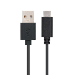 USB A to USB-C Cable NANOCABLE USB 2.0, 1m Black 1 m